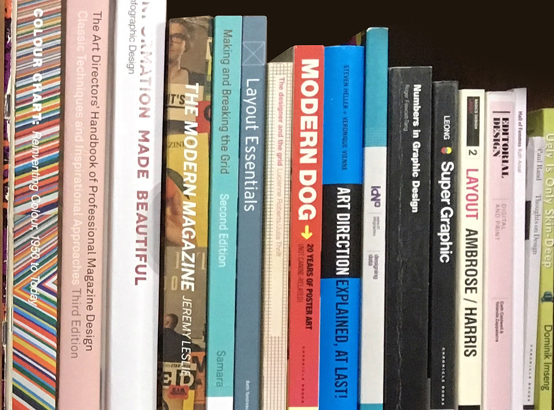 My studio bookcase