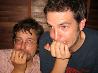Malarkey and Colly bite their nails