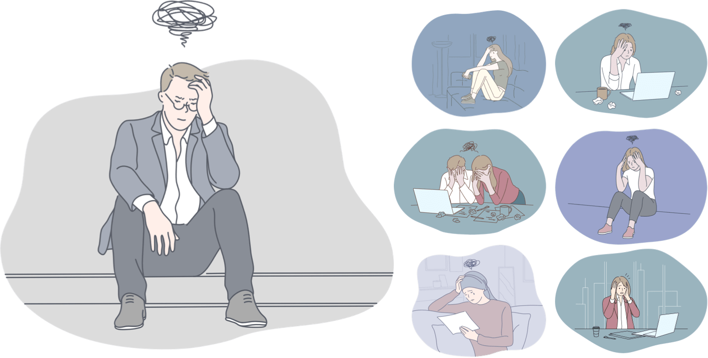 Worrysome SVG illustrations