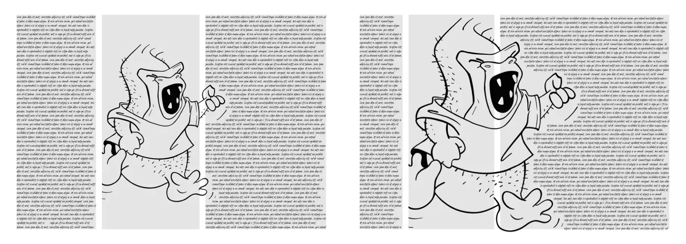 Comparing a framework and ratio-based layout