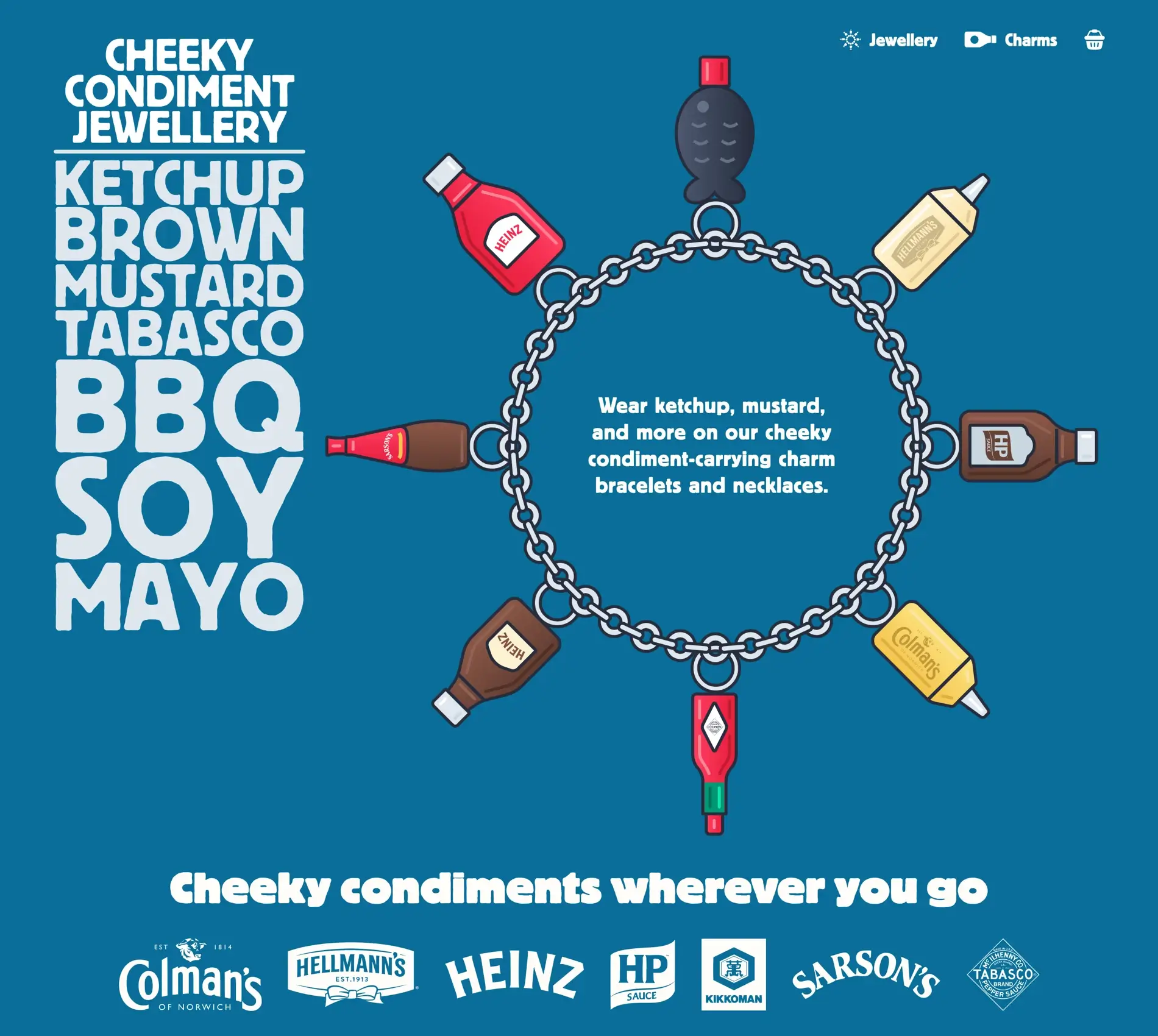 Cheeky Condiment website
