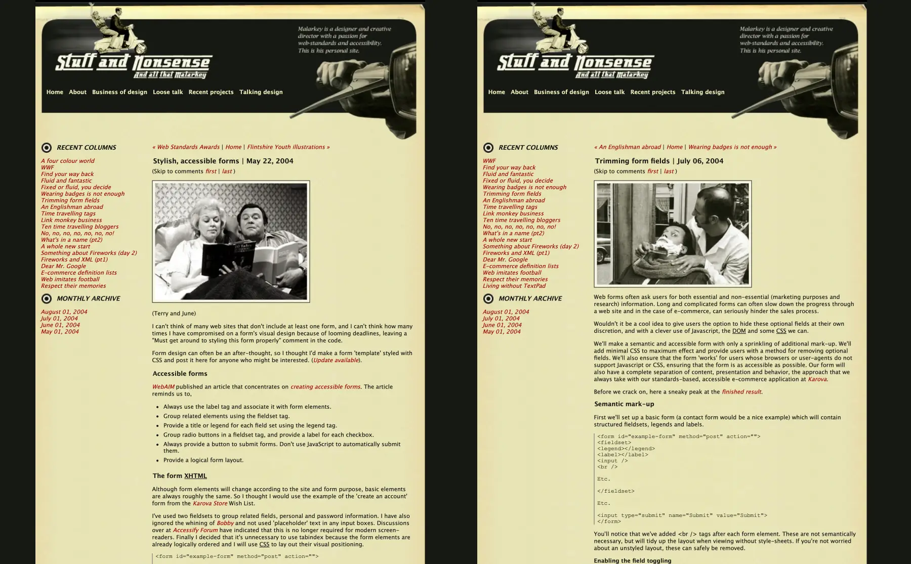 All that Malarkey vintage design 2004