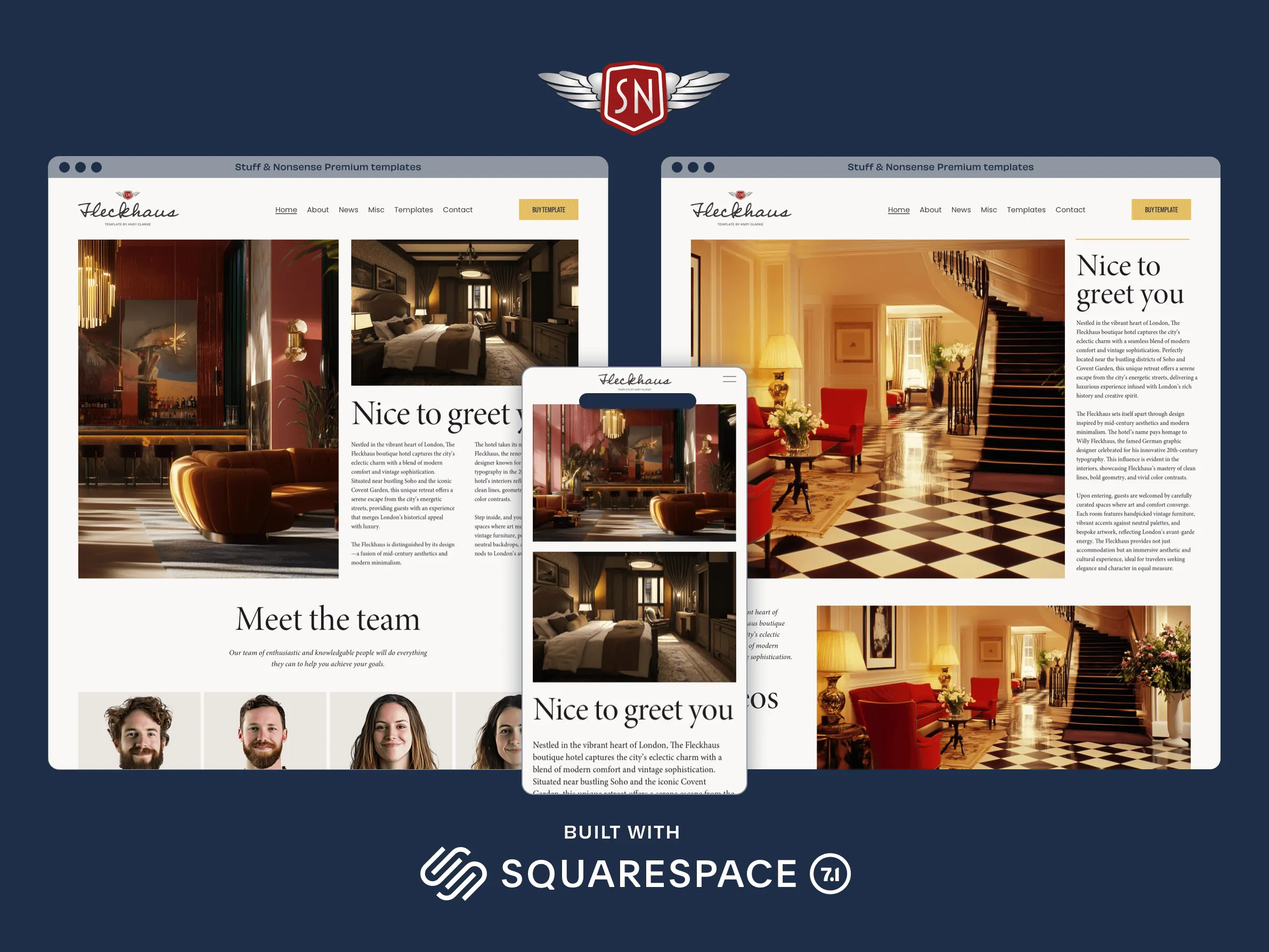 Stuff & Nonsense Premium Squarespace templates