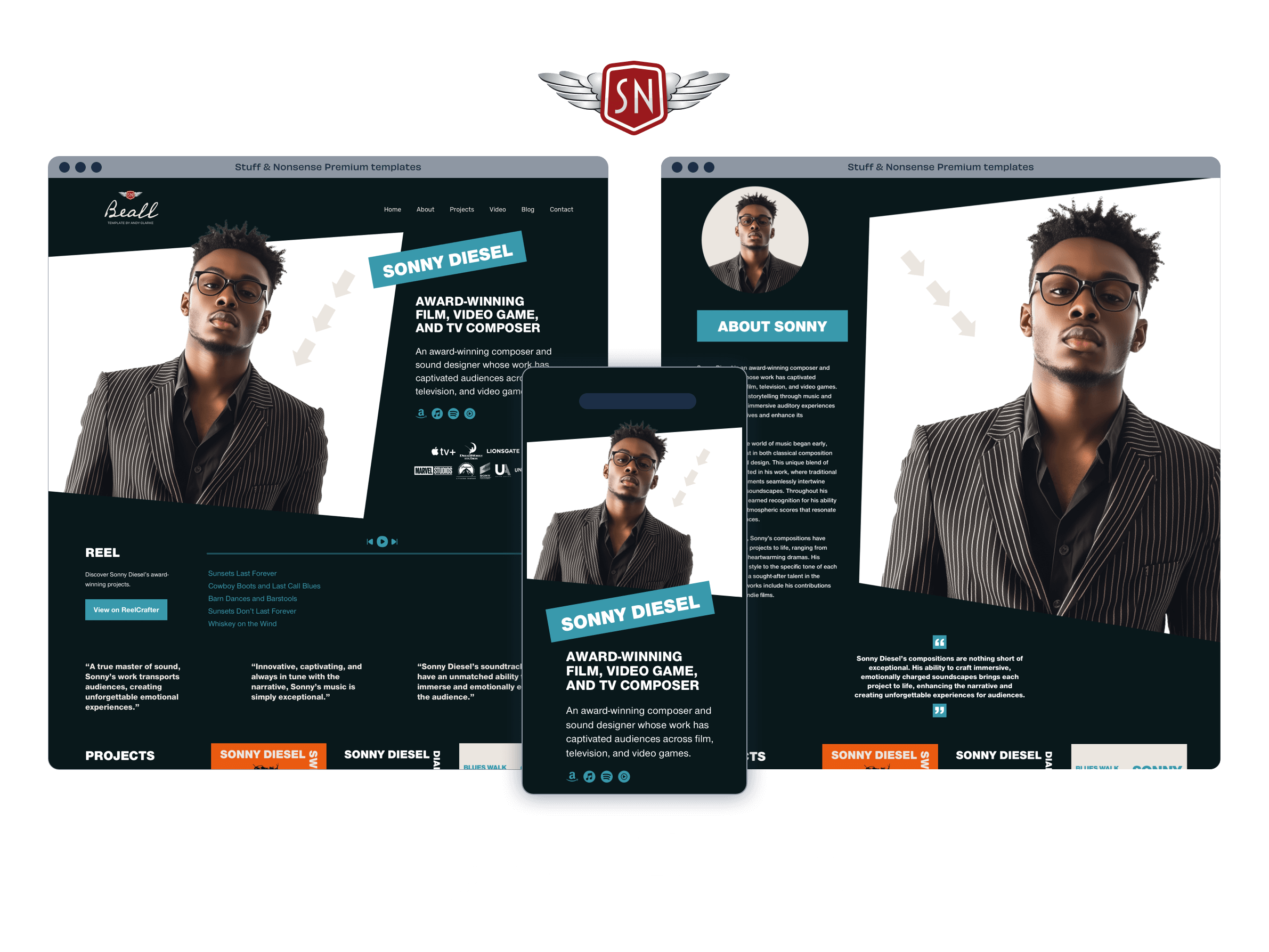Stuff & Nonsense Premium Squarespace templates