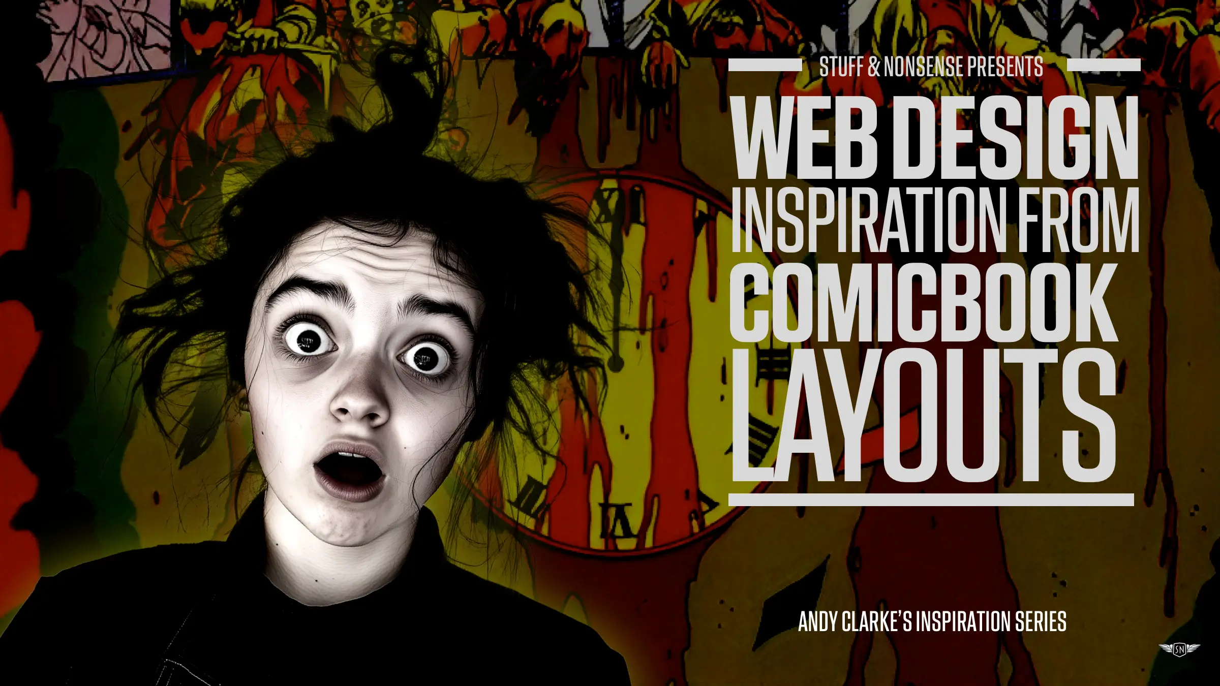 Comic book layouts as web design inspiration
