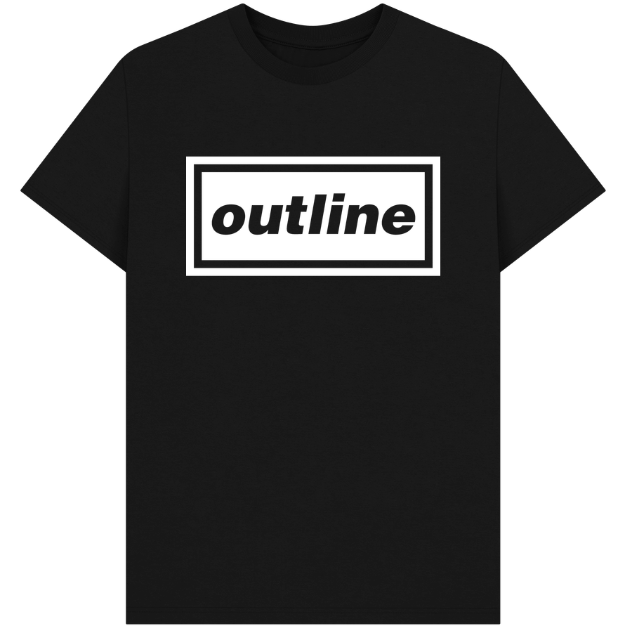 Oasis-inspired outline tee