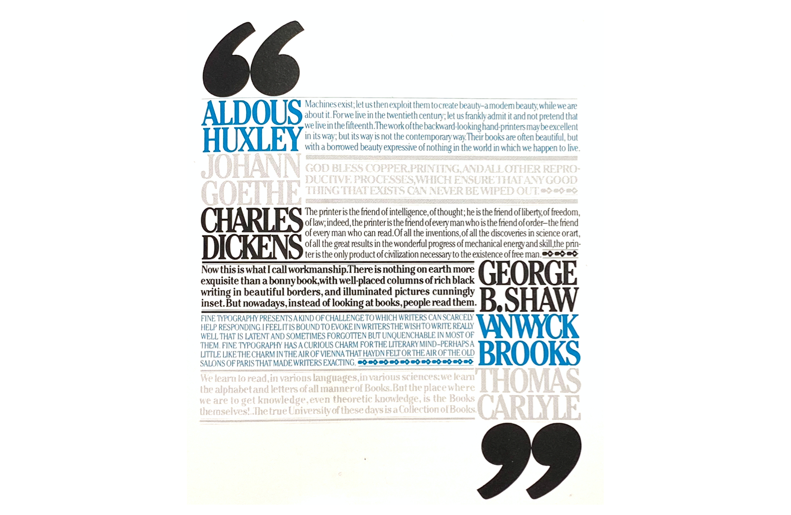 Inspiration for the design by Herb Lubalin